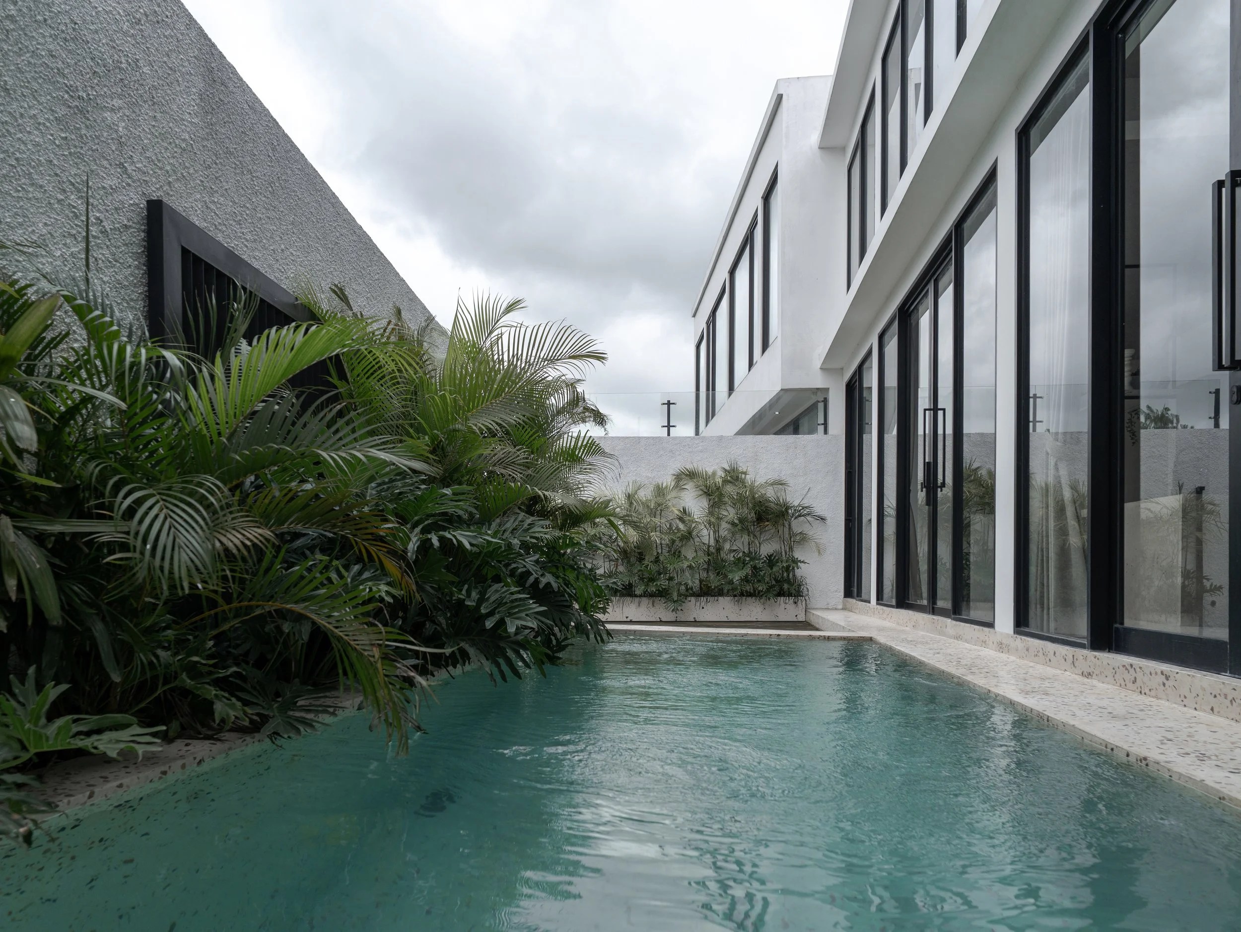 Monochrome Geometry 2 BR Villa in Pererenan