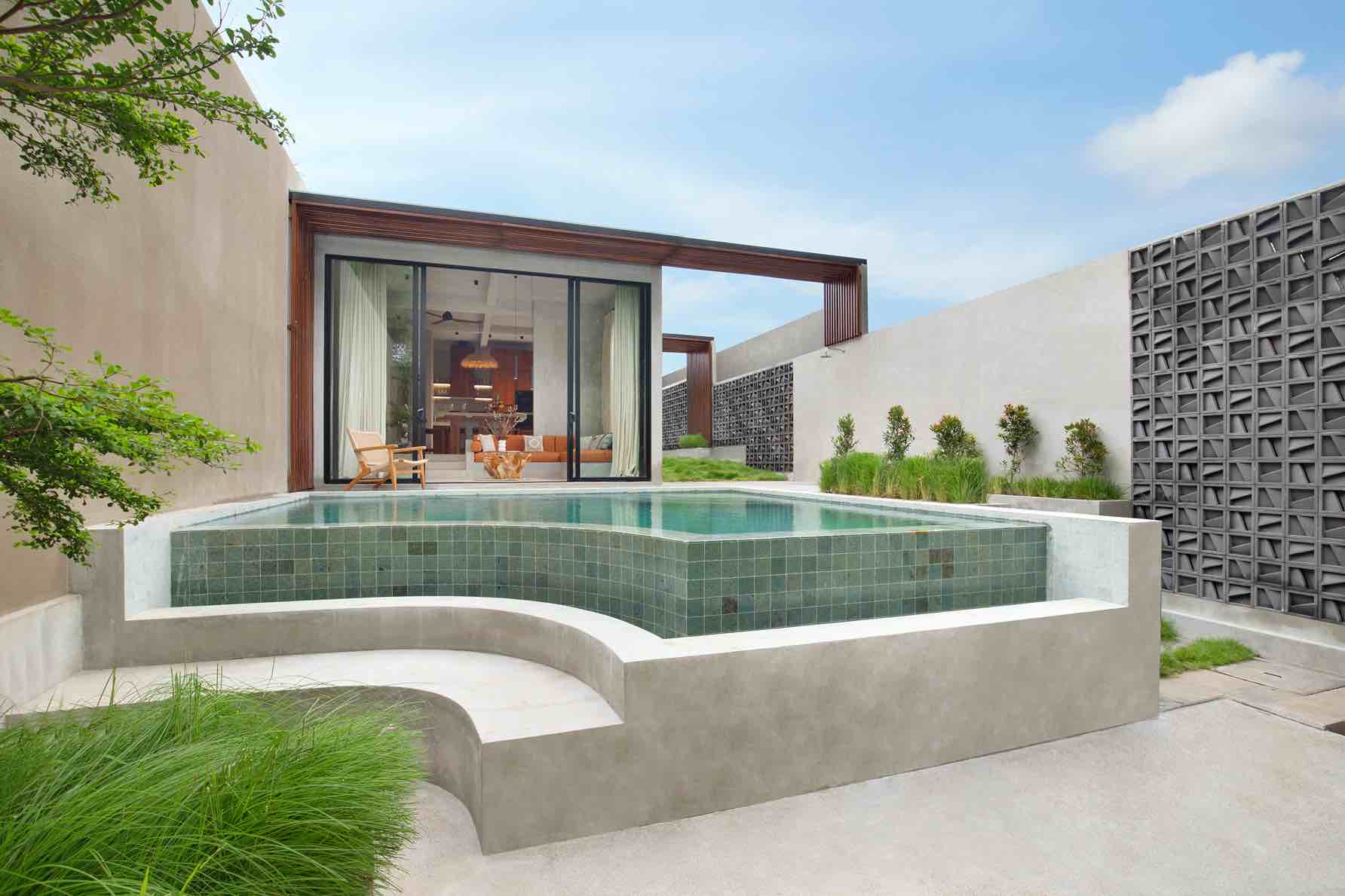 Minimalist 3 BR Villa Modern Tropical in Ubud