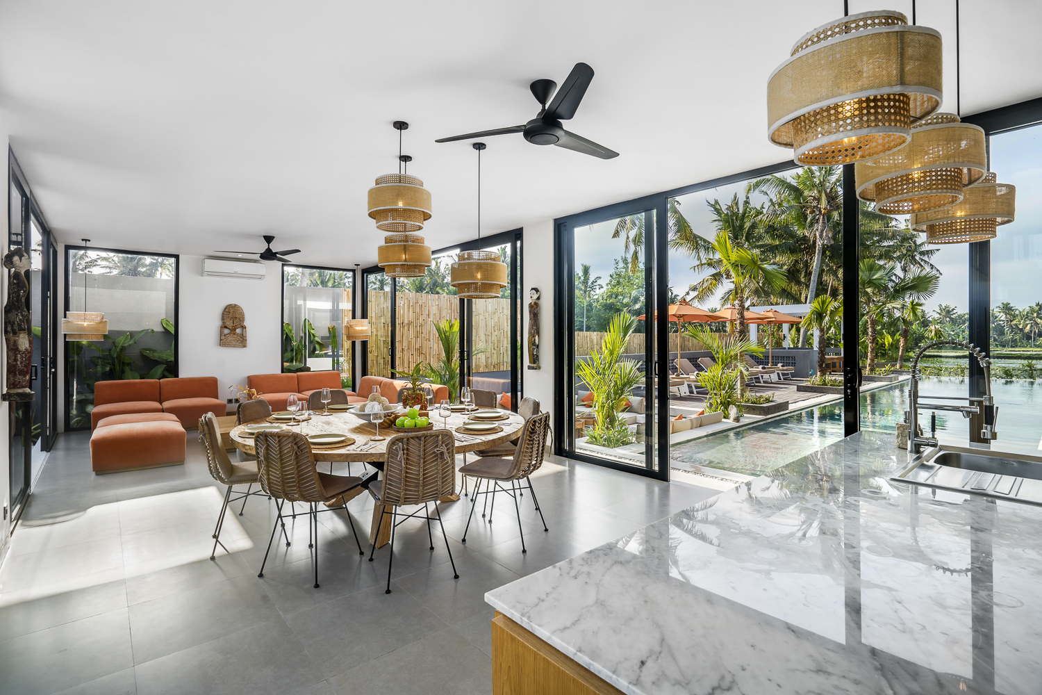 Modern 5‑Bedroom Villa in Ubud