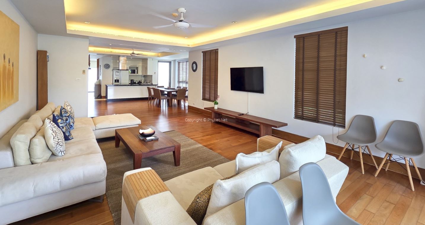 Nai Thon Luxury Condo | 3BR 3BA with Pool View