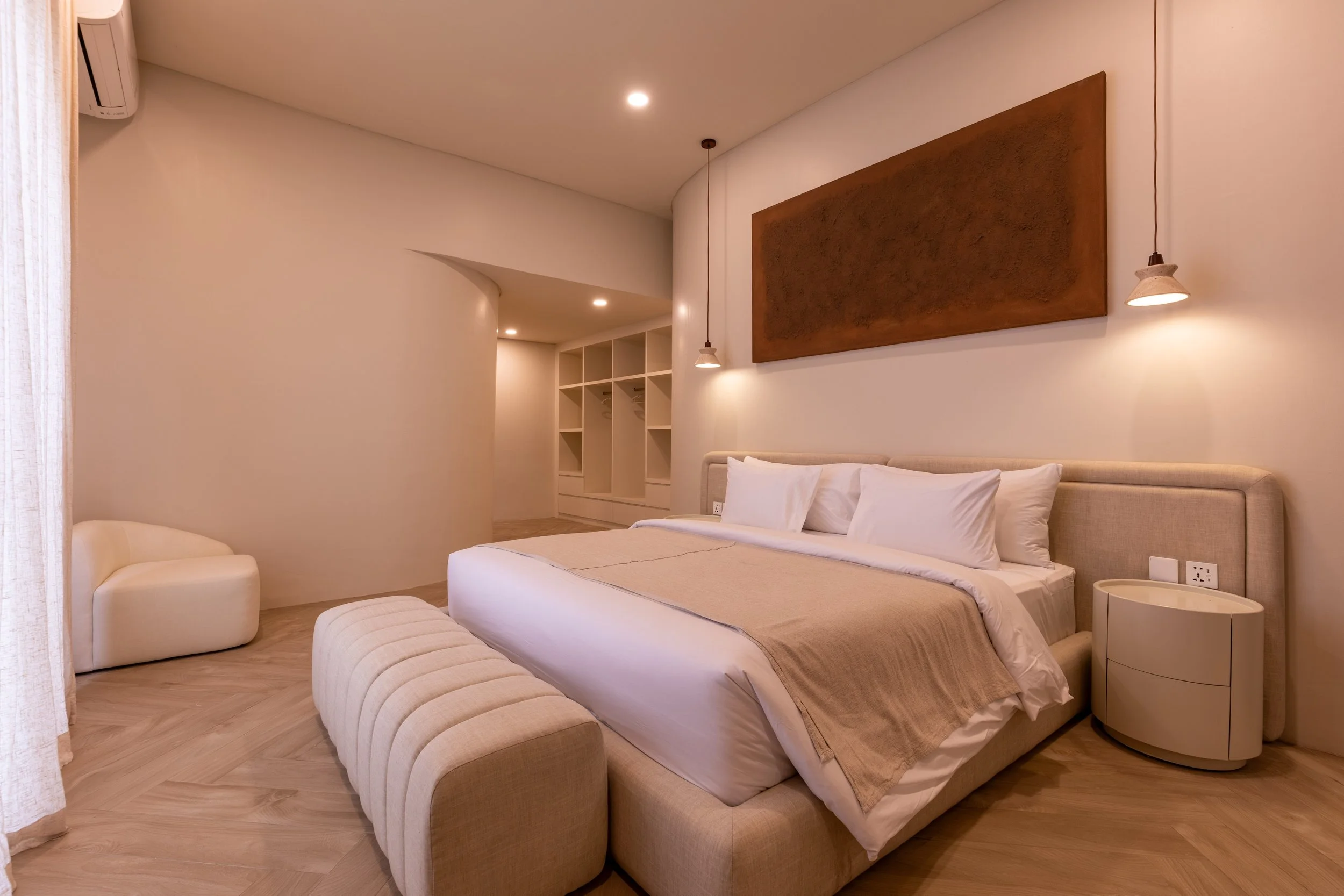 Curated Architectural 4 BR Villa with Oceanview in Bingin