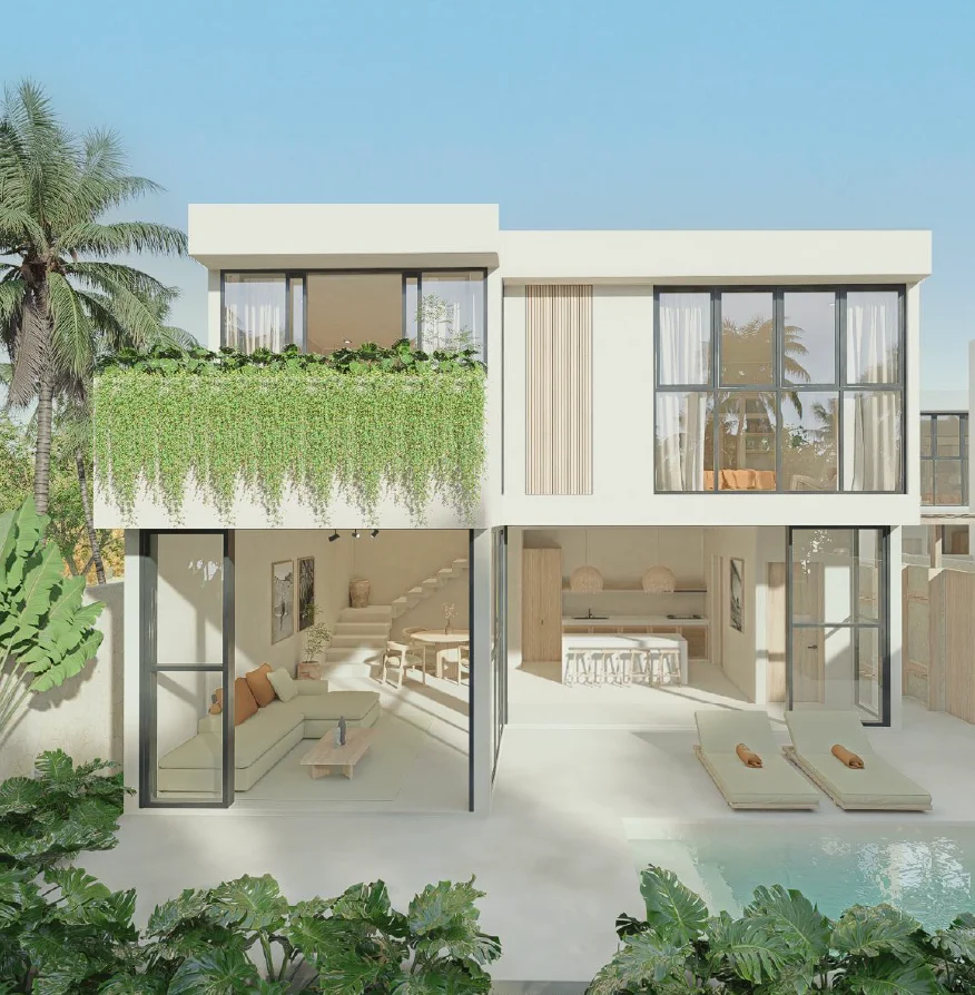 2-bedroom tropical villa for sale