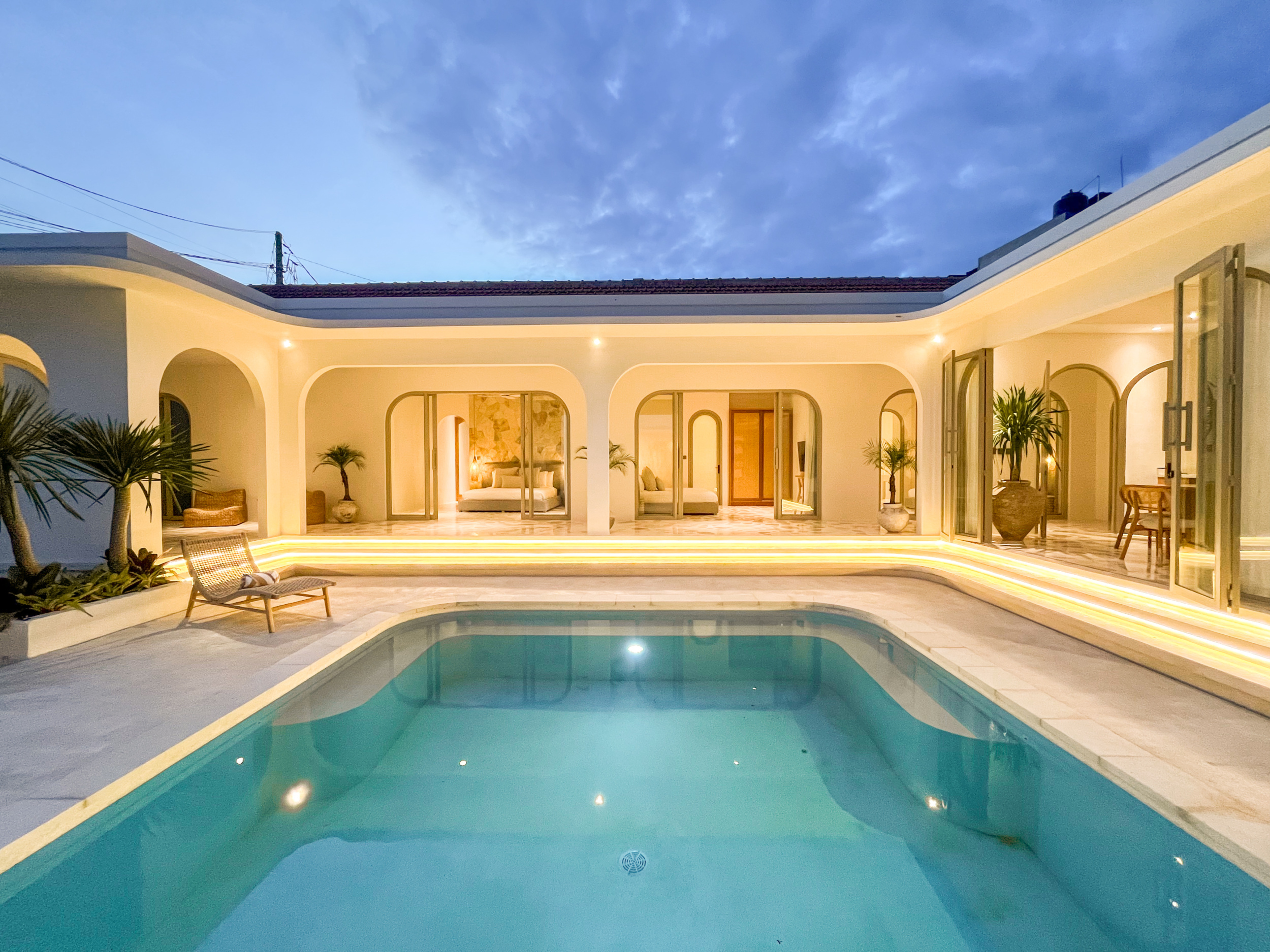 Chic 3-Bedroom Villa in Kerobokan