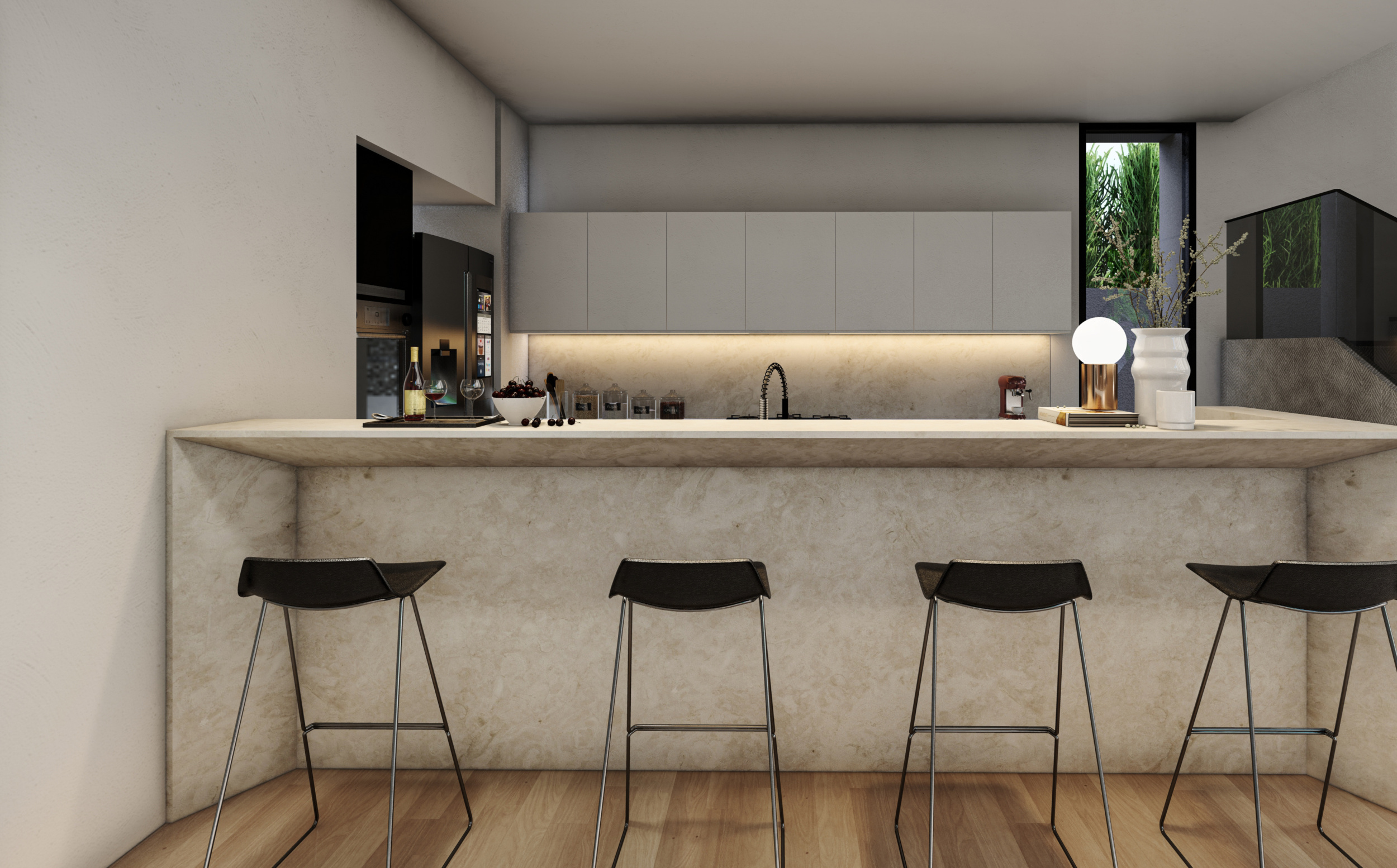 Modern Villa Complex in a Peaceful Tropical Setting