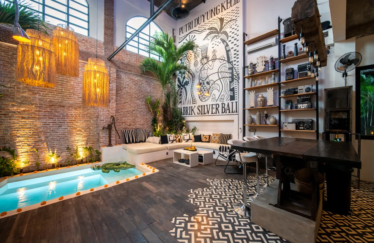 luxury designer loft by RE|VIVE Bali and Yukiko Murayama