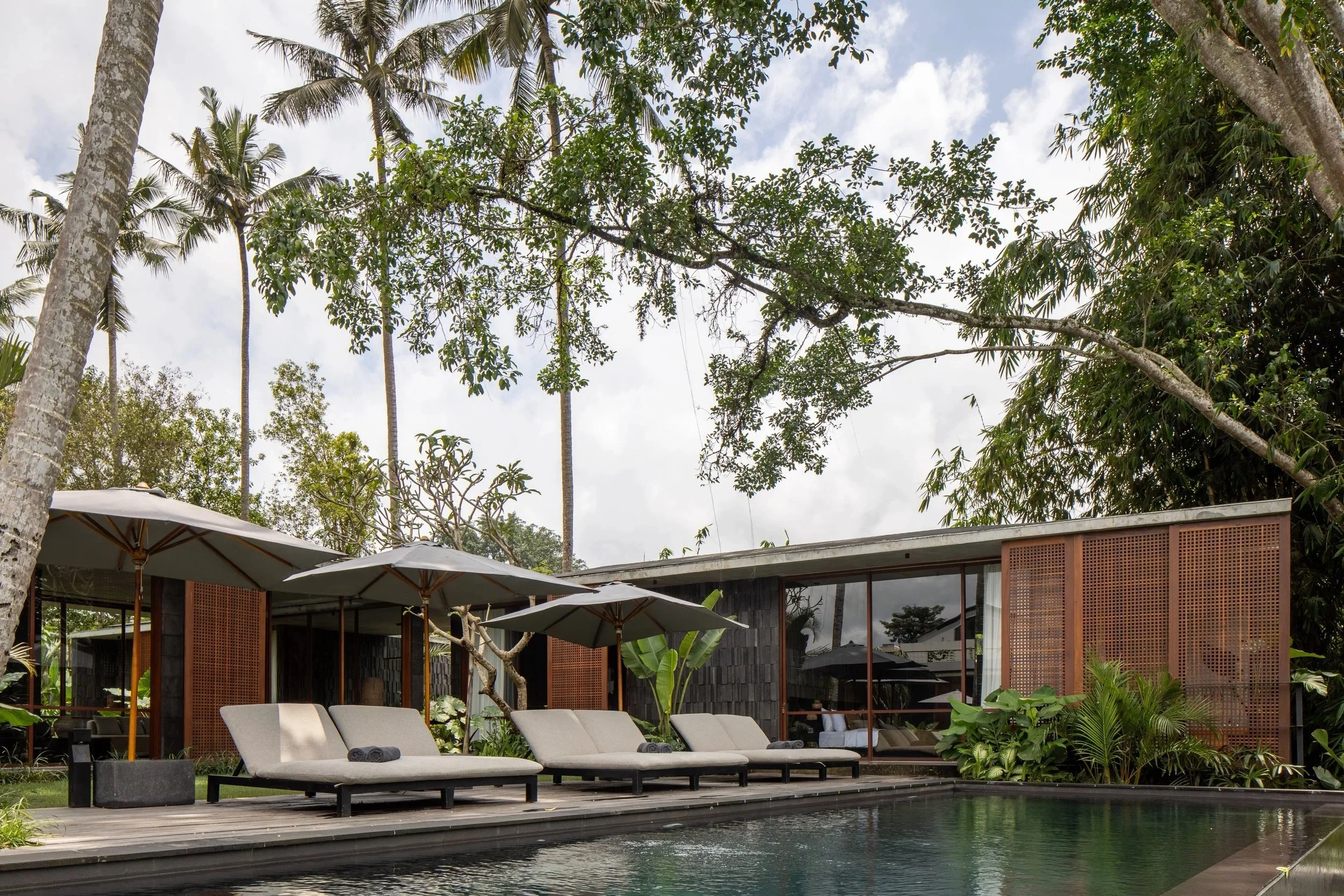 5 BR Japanese Brutalist Villa in Ubud