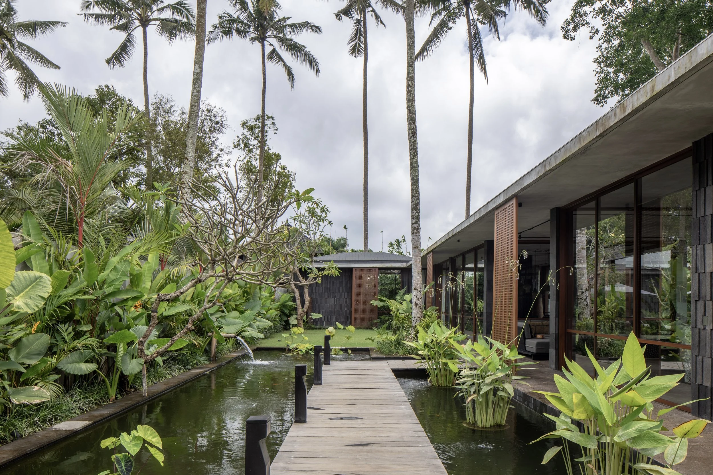 5 BR Japanese Brutalist Villa in Ubud