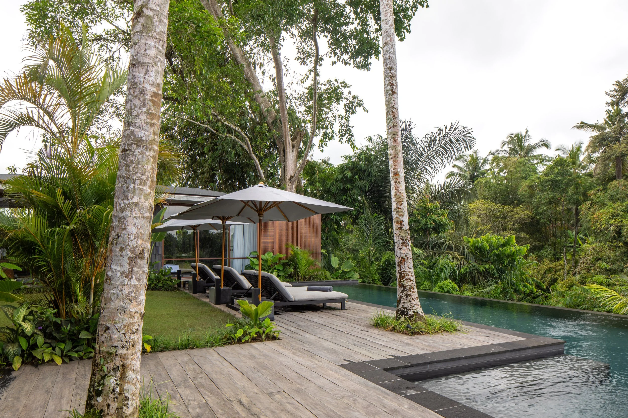5 BR Japanese Brutalist Villa in Ubud