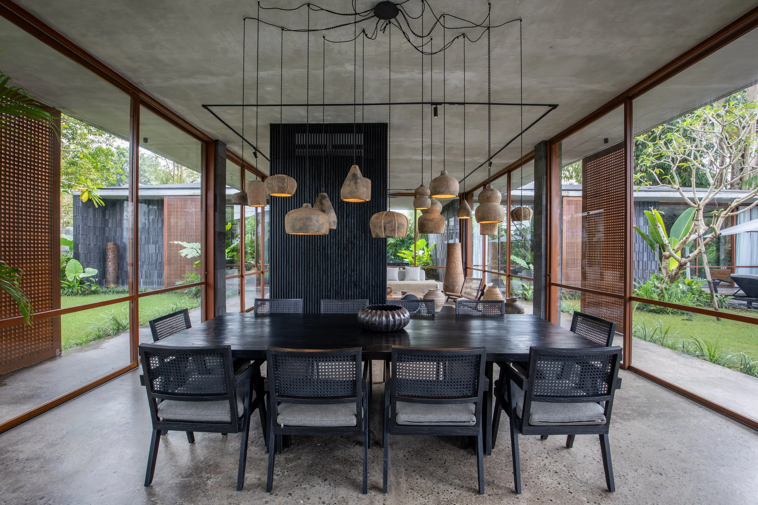 5 BR Japanese Brutalist Villa in Ubud