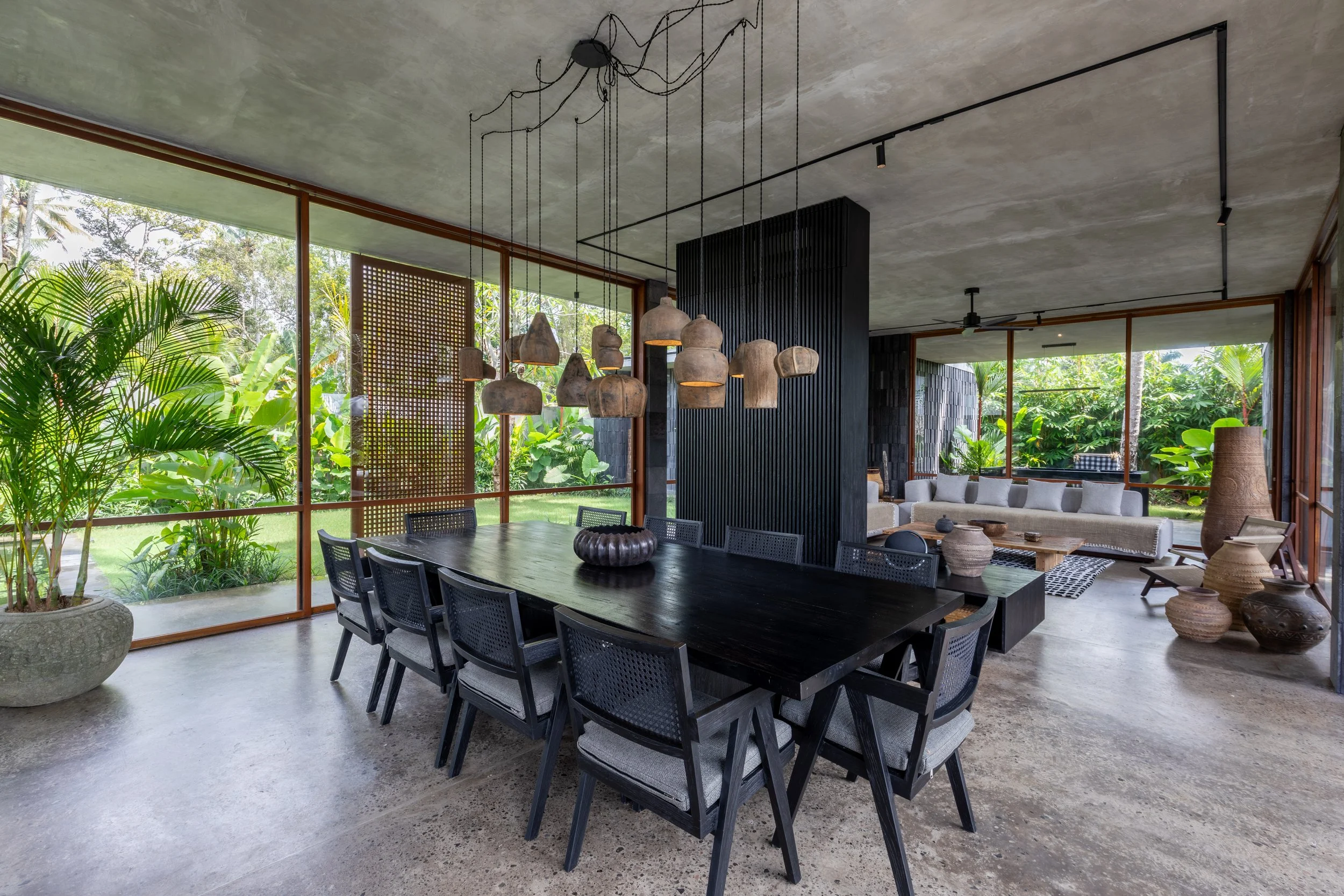 5 BR Japanese Brutalist Villa in Ubud