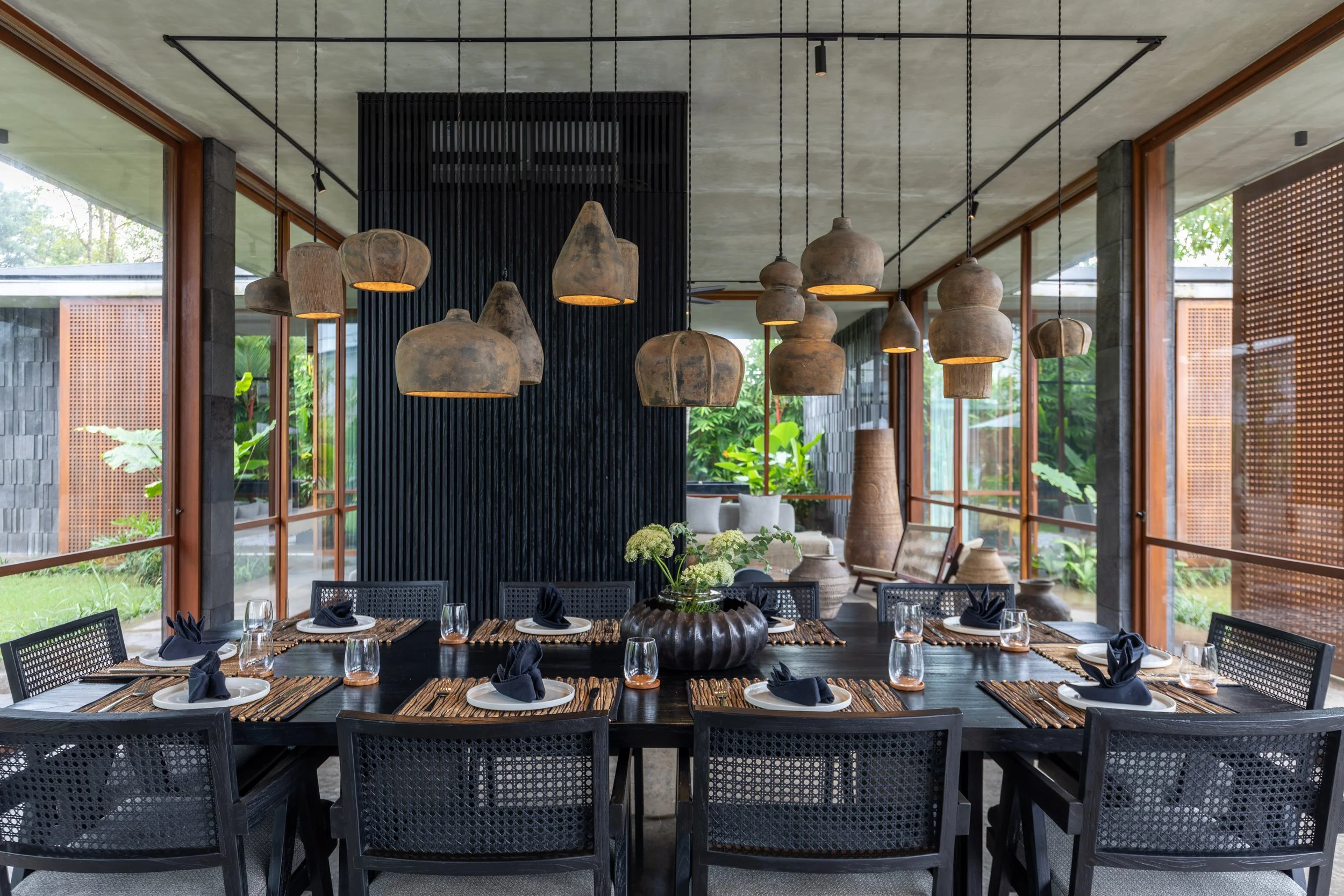 5 BR Japanese Brutalist Villa in Ubud