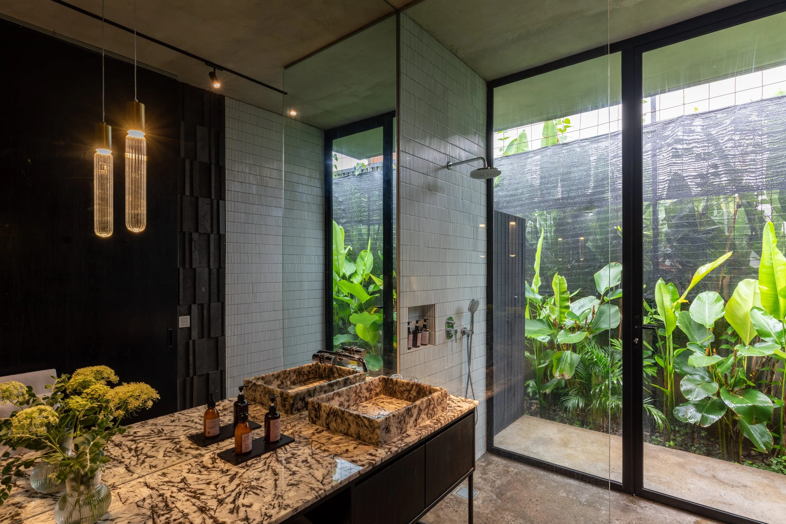 5 BR Japanese Brutalist Villa in Ubud