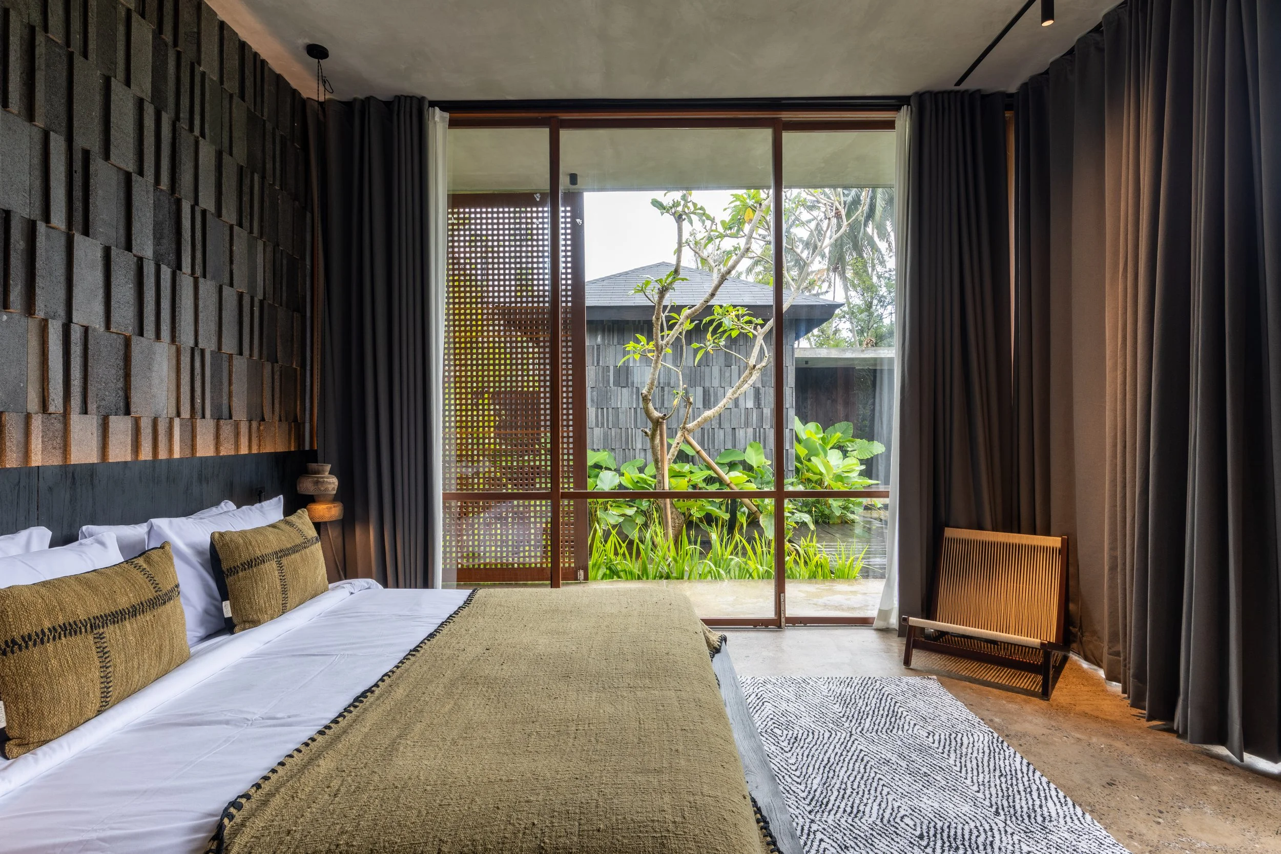 5 BR Japanese Brutalist Villa in Ubud