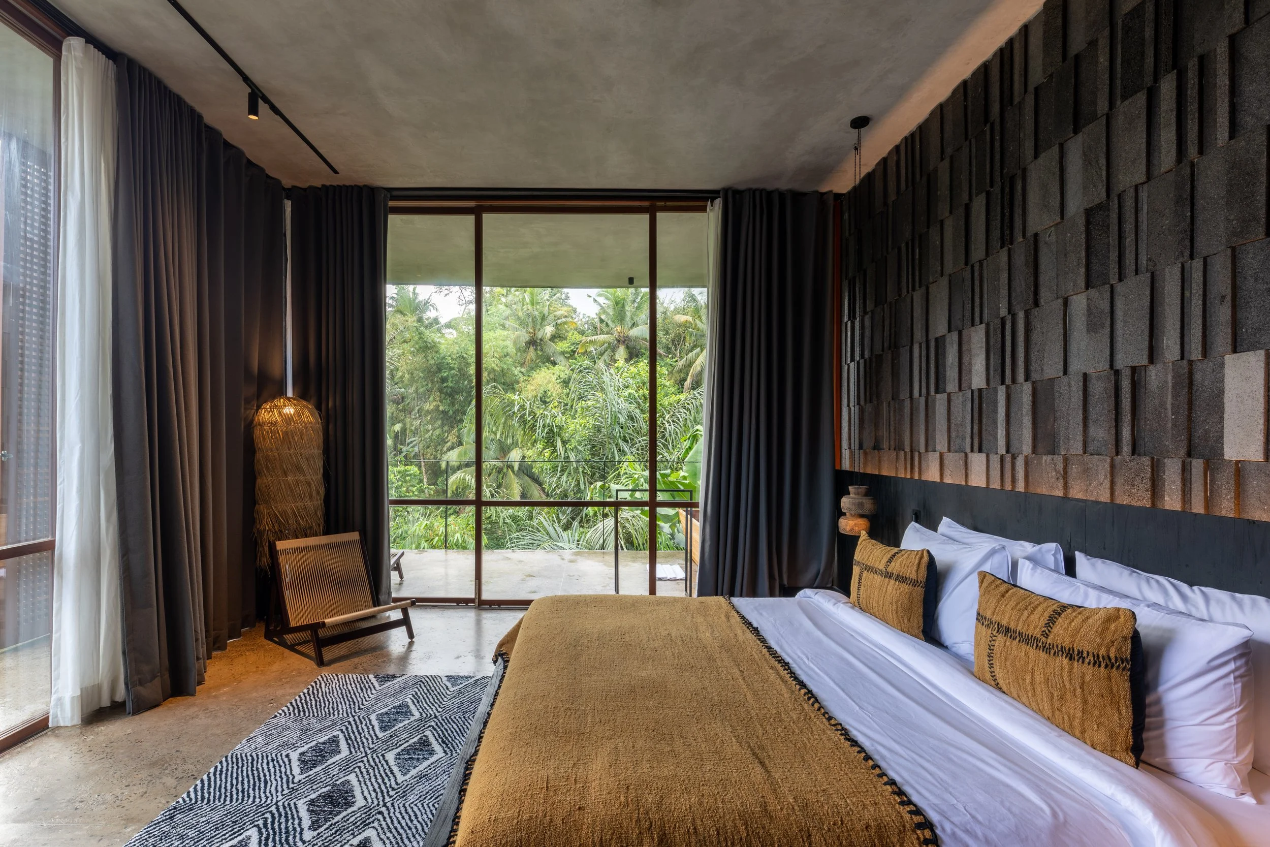 5 BR Japanese Brutalist Villa in Ubud