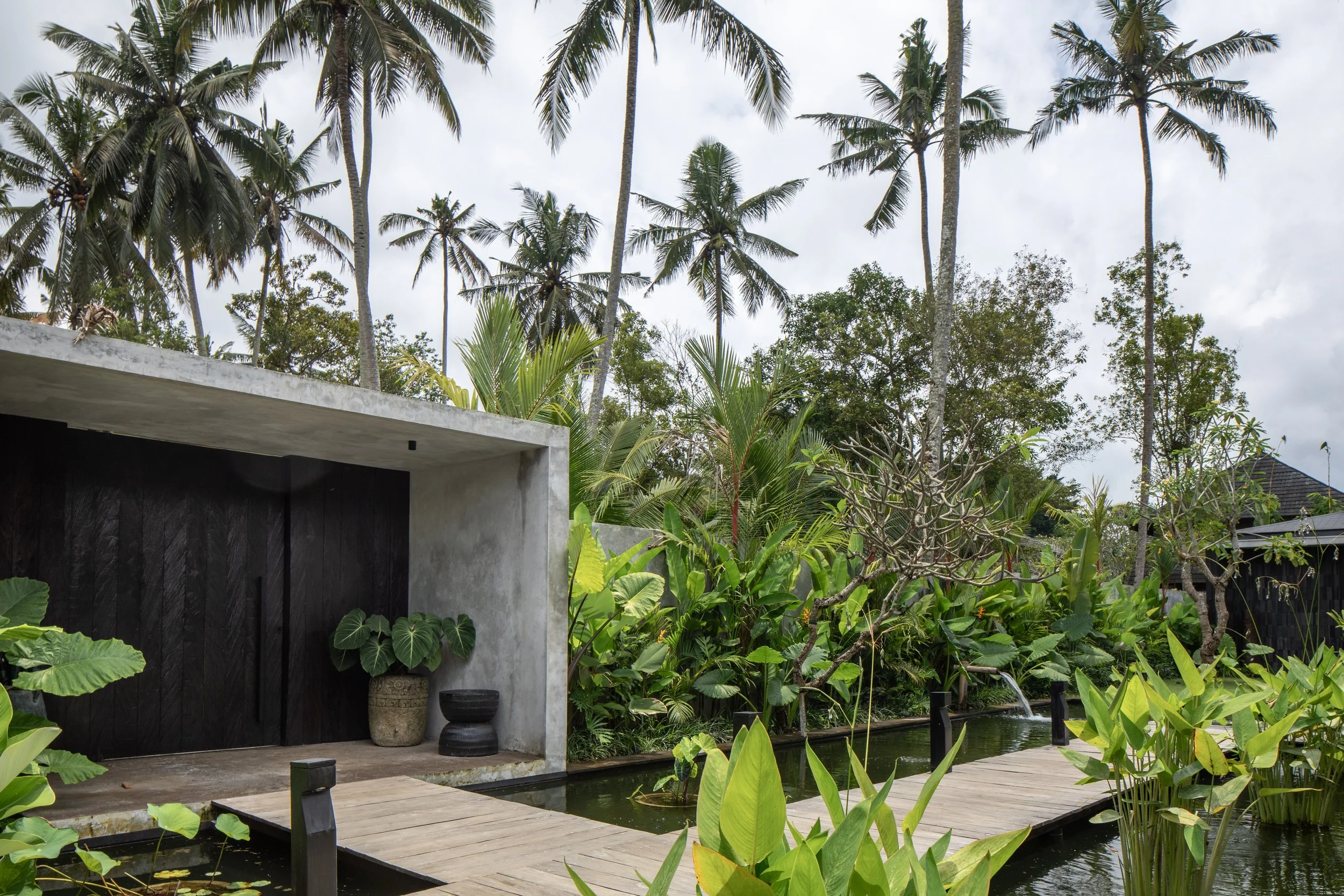 5 BR Japanese Brutalist Villa in Ubud